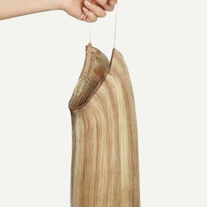 Luxy 20" Blonde Highlights Halo® Hair Extensions Volume Bundle
